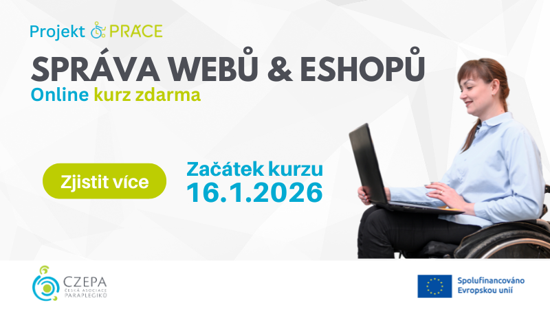 Leták kurz práce pro OZP